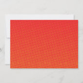 スーパーヒーロー誕生日パーティーの招待-ボーイカラーズ 招待状 (裏面)