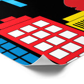 スーパーヒーロー誕生日パーティー歓迎ポスターバナー ポスター (角)