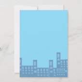 スーパーヒーロー誕生日招待状すごいfor the boy bl 招待状 (裏面)