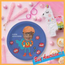 スーパーヒーロー誕生日漫画⚡ファンタスティック特別キッド