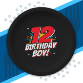 スーパーヒーロー誕生日- 12歳 – 12誕生日 ペーパープレート