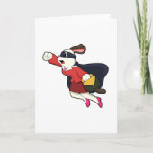 スーパーヒーロー長官としての犬 カード (正面)