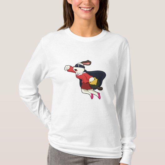 スーパーヒーロー長官としての犬 Tシャツ (正面)