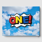 スーパーヒーロー1stバースデーパーティーゲストブック ゲストブック (裏面)