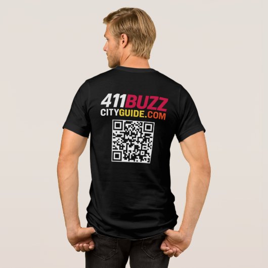 スーパーヒーロー411 トライブレンドTシャツ (裏面全面)