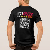 スーパーヒーロー411 トライブレンドTシャツ (裏面)
