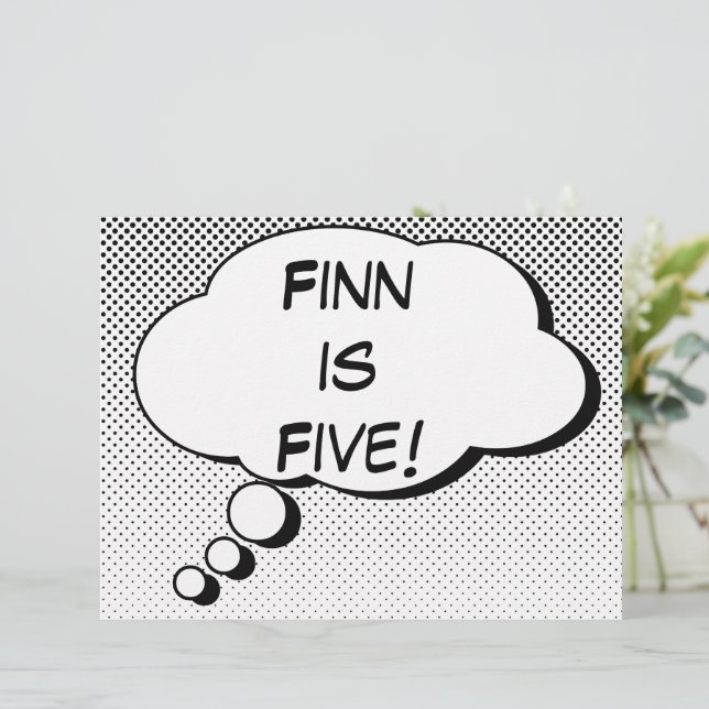 スーパーヒーロー8.5 x 11ポスター-カスタムなスピーチの泡 (スタンド正面)