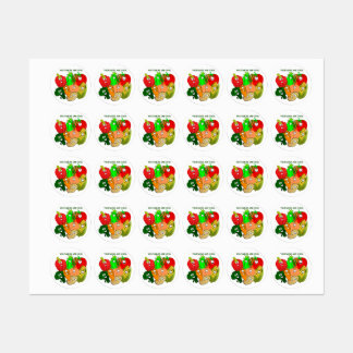 スーパーヒーロー、カラフル野菜 ラベル