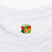 スーパーヒーロー、カラフル野菜 ラベル (貼付)