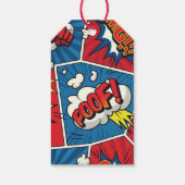 スーパーヒーロー/ゲーマーパーティーギフトラベル ギフトタグ (裏面)