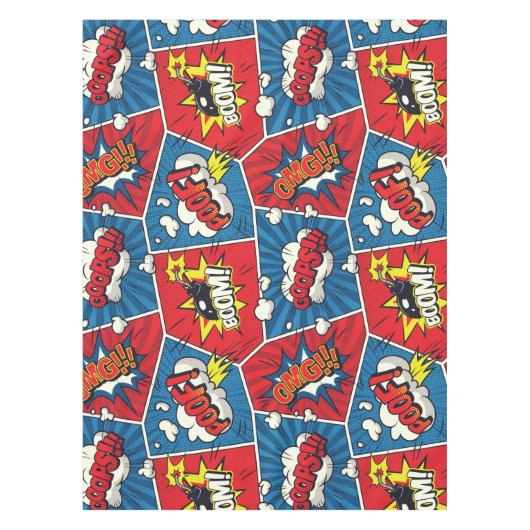 スーパーヒーロー/ゲーマーパーティーテーブルクロス テーブルクロス (正面)