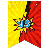 スーパーヒーロー/ゲーマーパーティーバナー バンティングフラッグ (第3の旗)