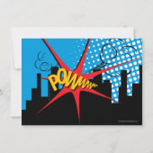 スーパーヒーロー コミックボーイの誕生日パーティー 感謝 (裏面)