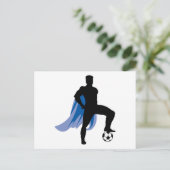 スーパーヒーロー サッカー選手 ポストカード (スタンド正面)