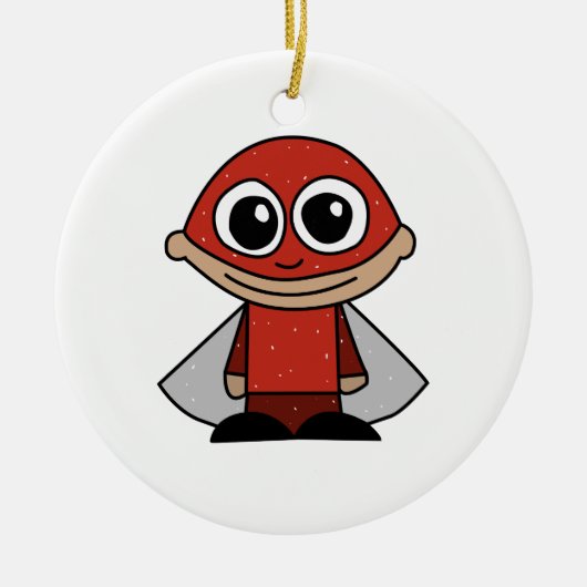 スーパーヒーロー セラミックオーナメント (正面)