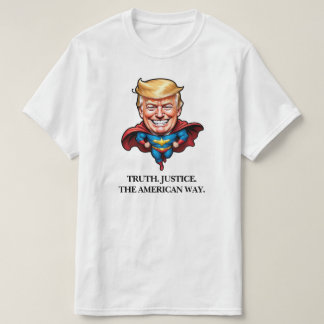 スーパーヒーロー トランプ Tシャツ