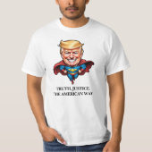 スーパーヒーロー トランプ Tシャツ (正面)