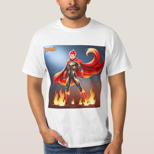 スーパーヒーロー：パワーと強さ Tシャツ (正面)