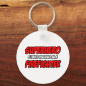 スーパーヒーロー…ファイアファイター キーホルダー (正面)