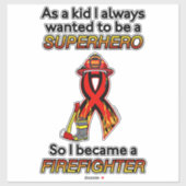 スーパーヒーロー…ファイアファイター シール (シート)