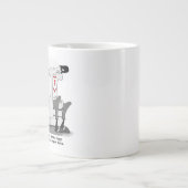 スーパーヒーロー-フレッドのジャンボマグ--があることへの障害 ジャンボコーヒーマグカップ (正面)