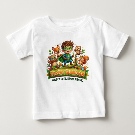 スーパーヒーロー ベビーTシャツ (正面)