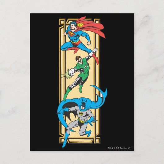 スーパーヒーロー ポストカード (正面)