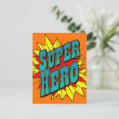 スーパーヒーロー ポストカード (スタンド正面)