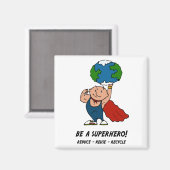 スーパーヒーロー マグネット (正面/裏面)