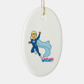 スーパーヒーロー-ライト/ブロンド セラミックオーナメント (右)