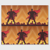 スーパーヒーロー ラッピングペーパー (フラット)