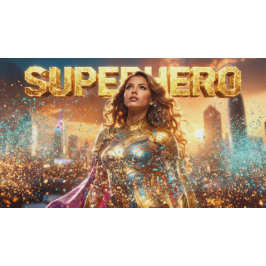スーパーヒーロー - 女性スーパーヒーロー ラウンドクッション