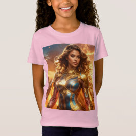 スーパーヒーロー - 女性スーパーヒーロー Tシャツ