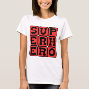 スーパーヒーロー、漫画本の主人公 Tシャツ