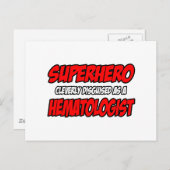 スーパーヒーロー…血液学者 ポストカード (正面/裏面)