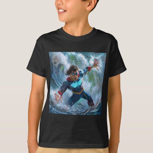 スーパーヒーロー Tシャツ (正面)