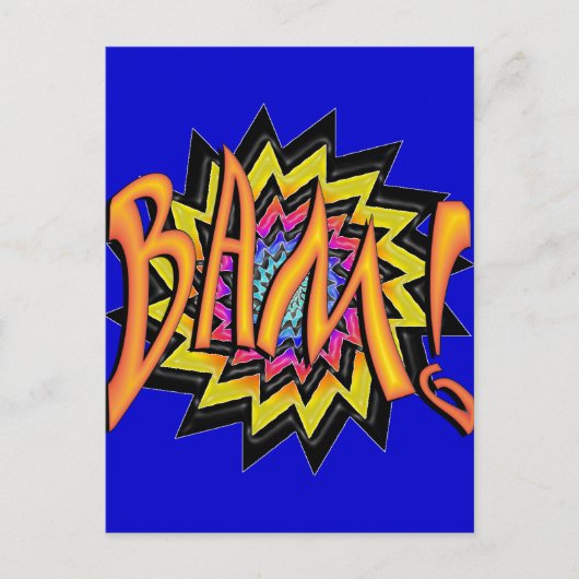 スーパーヒーローBAM! ポストカード (正面)