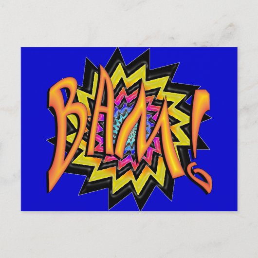 スーパーヒーローBAM! ポストカード (正面)