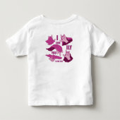 スーパーヒーローILY - ASLデザイン トドラーTシャツ (裏面)