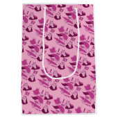 スーパーヒーローILY - ASLデザイン ミディアムペーパーバッグ (裏面)