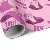 スーパーヒーローILY - ASLデザイン ラッピングペーパー (ロールコーナー)