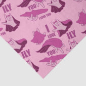 スーパーヒーローILY - ASLデザイン 薄葉紙 (詳細)