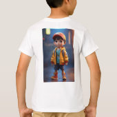 「スーパーヒーローinトレーニング」「未来の伝説」 tシャツ (裏面)