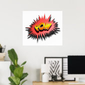 スーパーヒーローPOW – ポスター (ホームオフィス)