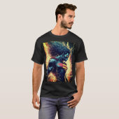 「スーパーヒーローTシャツのデザイン:エネルギー投影法 Tシャツ (正面フル)
