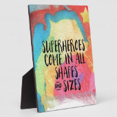 スーパーヒーロ感動的ー –  フォトプラーク (側面)