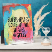 スーパーヒーロ感動的ー –  フォトプラーク (側面)