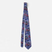 スーパーヒーロ最高のーズフレンド絵を描ズバイアルフレッドキツネ ネクタイ (裏面)