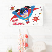 スーパーヒーロ素晴らしーの誕生日ギフト 横断幕 (インサイチュ)