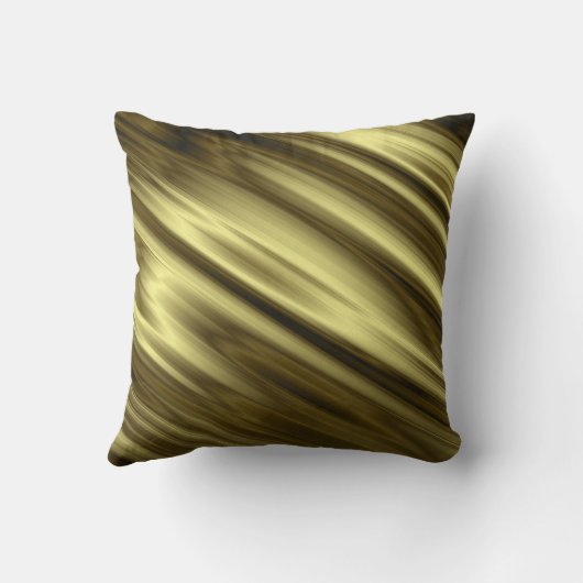 スーパービーディアゴナルゴールデンメタリックサテン生地アート クッション (裏面)